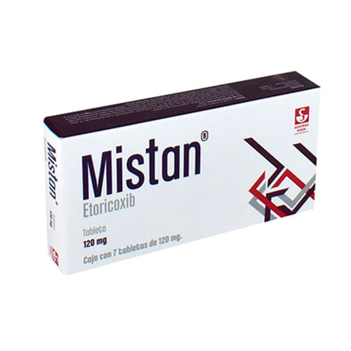 Mistan 120 mg 7 Tabletas - Farmacias Klyns