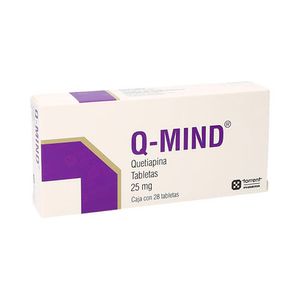 Q-Mind 25 Mg 28 Tabletas