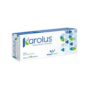 Karolus 325 mg / 37.5 mg 10 Tabletas