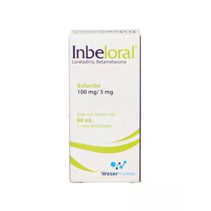 Inbeloral Solucion 100 mg / 5 mg Frasco con 60 mL