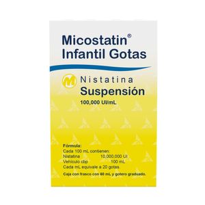Micostatin Infantil Suspension 10 000 000 UI 60 mL