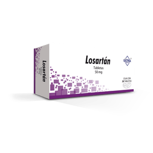 Losartan 50 mg 30 Tabletas