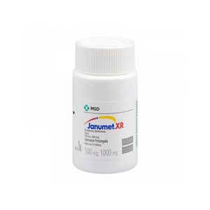 Janumet XR 100 mg / 1000 mg 14 Comprimidos