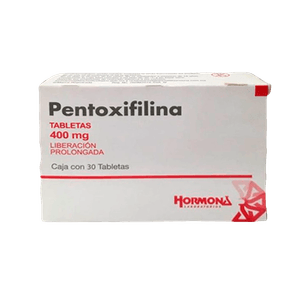 Pentoxifilina 400 mg 30 Tabletas