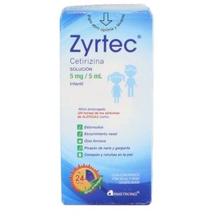 Zyrtec 5 mg / 5 ml Solucion Infantil Frasco con 50 mL