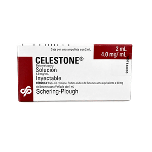 Celestone 4 mg/mL Solucion Inyectable 1 Ampolleta con 2 mL