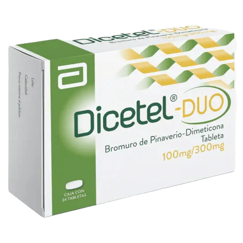 Dicetel Duo 100 mg / 300 mg 24 Tabletas - Farmacias Klyns