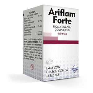 Diclofenaco Complejo B 100 mg 30 Tabletas