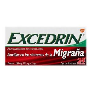 Excedrin Migraña 24 Tabletas