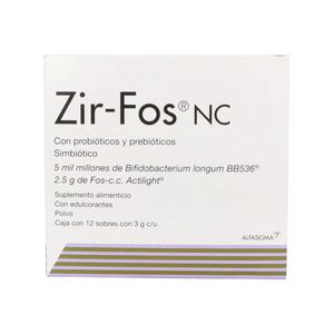 Zir-Fos NC Suplemento Alimenticio en polvo 12 Sobres con 3 g