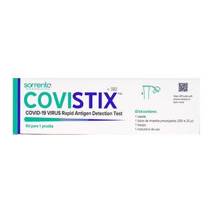 Prueba Rapida de Antigenos COVID-19 Covistix 1 Kit