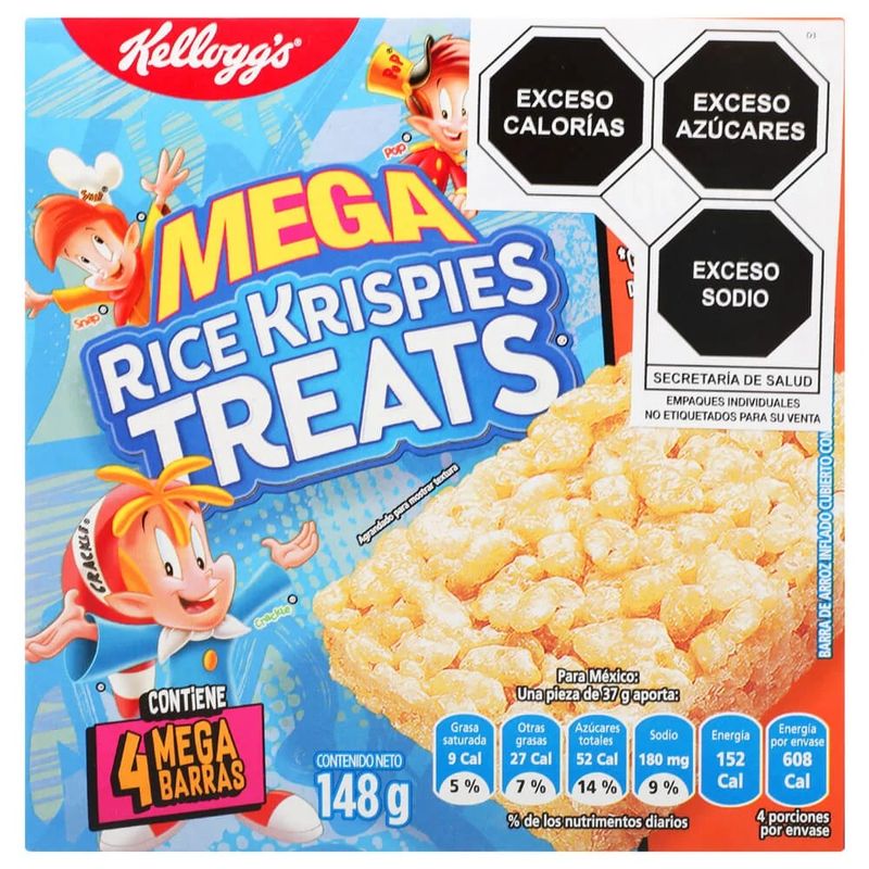 Barra Mega Rice Krispies Treats 37 G - Farmacias Klyns