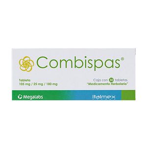 Combispas 105 mg / 25 mg / 180 mg 30 Tabletas