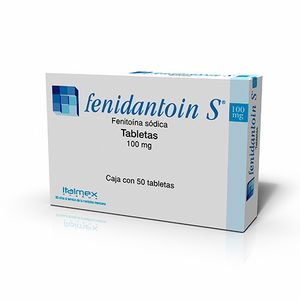 Fenidantoin S 100 mg 50 Tabletas