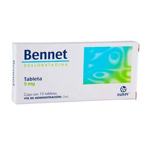 Bennet Desloratadina 5 mg  10 Tabletas