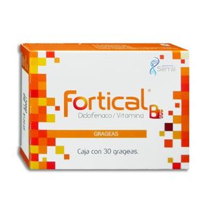 Fortical Didofenaco Vitamina B 30 Grageas