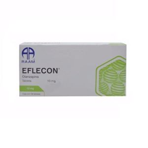 Eflecon Olanzapina 10 mg con 14  Tabletas