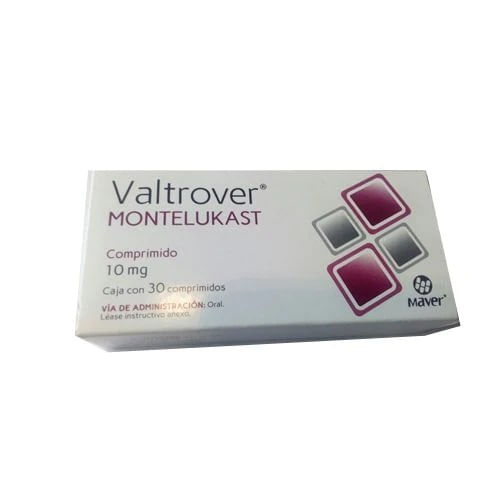 Valtrover Montelukast 10 Mg 30 Tabletas Farmacias Klyns