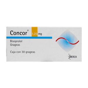 Concor 1.25 mg 30 Grageas