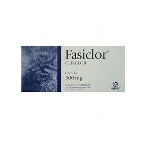 Fasiclor Cefaclor 500 mg 15 Tabletas
