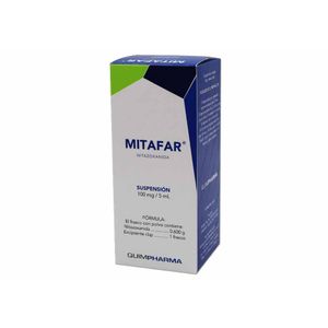 Mitafar Nitazoxanida 100 mg / 5 mg / Frasco con 30 mL
