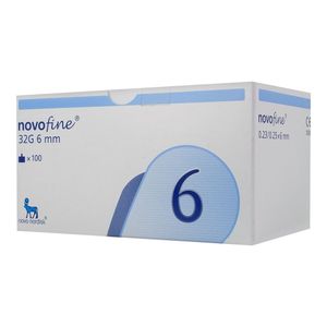 Novofine Agua 32 g 0.25X6mm 100 Piezas