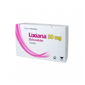 Lixiana 30 mg Con 28 Tabletas