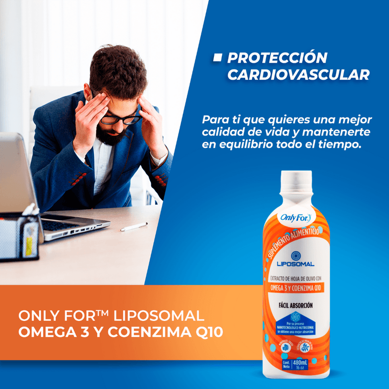 Liposomal Omega 3 y Coenzima Q10 480 mL Farmacias Klyns