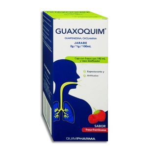 Guaxoquim Jarabe Guaifenesina / Oxolamina Frasco con 140 mL