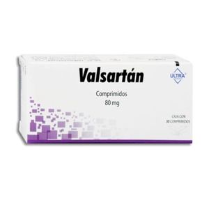 Valsartan 80 mg 30 Comprimidos