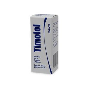 Timolol Solucion 0.5 % Frasco con 5 mL