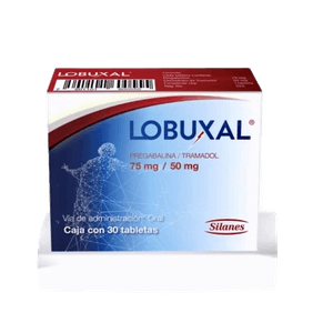 Lobuxal 75 mg / 50 mg 30 Tabletas