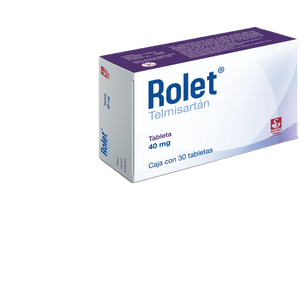 Rolet 40 mg 30 Tabletas