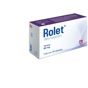 Rolet 80 mg 30 Tabletas