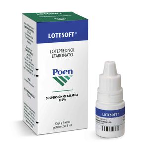 Lotesoft 0.5% Suspension Oftalmica Frasco con 5 mL
