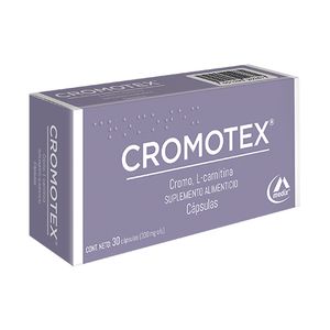 Cromotex Suplemento Alimenticio 330 mg 30 Capsulas