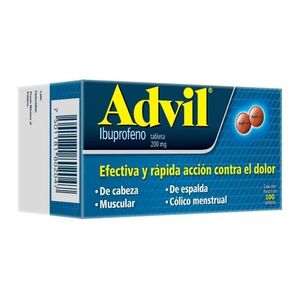 Advil 200 mg 100 Capsulas