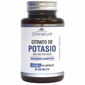 Citrato de Potasio 500 mg Zen Natura 90 Capsulas