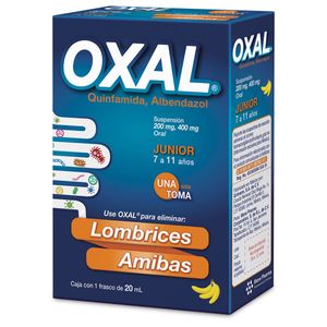 Oxal Suspension Junior 200 mg / 400 mg Frasco con 20 mL