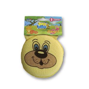 Esponja Redonda con Orejas para Bebe Bon 1 Pieza