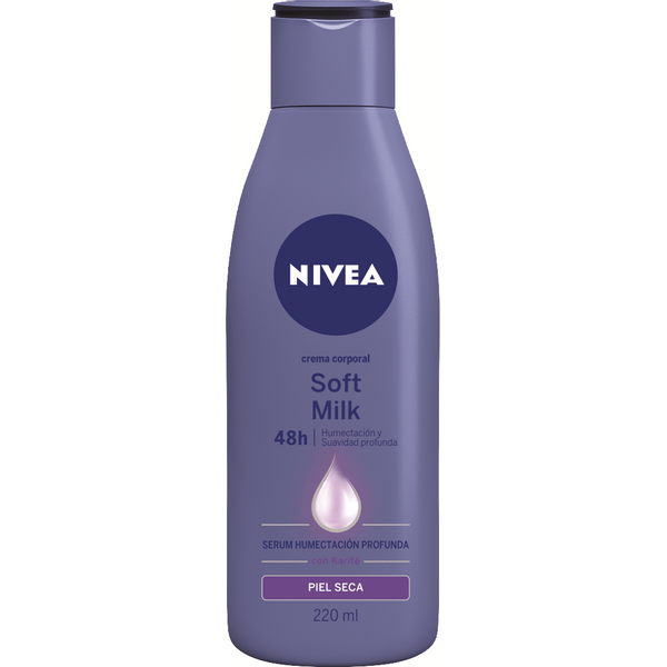 Nivea Soft Milk Piel Seca 220 Ml Farmacias Klyns