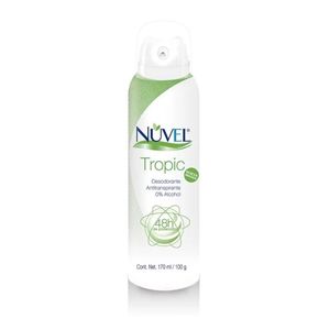 Desodorante Nuvel Tropic 48 Hrs Aerosol 170 mL