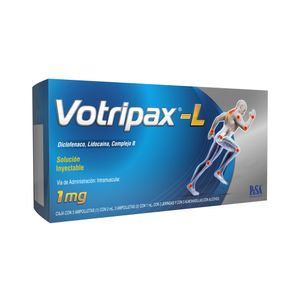 Votripax-L Solucion Inyectable 1 mg 3 Ampolletas