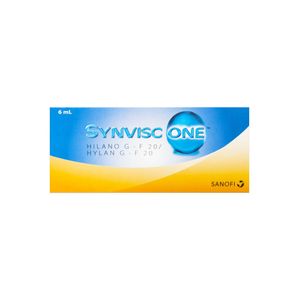 Synvisc One G-F 20 Solucion Inyectable 1 Jeringa Prellenada 6 mL