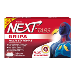 Next Antigripal 500 mg 20 Tabletas