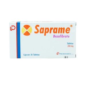 Saprame 200 mg 30 Tabletas