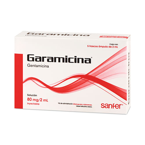 Garamicina-80-mg---2-mL-Solucion-Inyectable-5-Ampulas-de-2-mL-