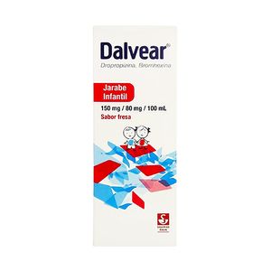 Dalvear Jarabe Infantil 150 mg / 80 mg / 100 mL Sabor Fresa