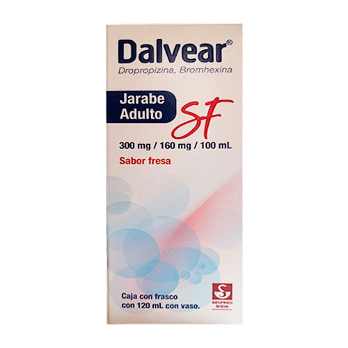 Dalvear-SF-Jarabe-Adulto-300-mg---160-mg---100-mL-Frasco-con-120-mL