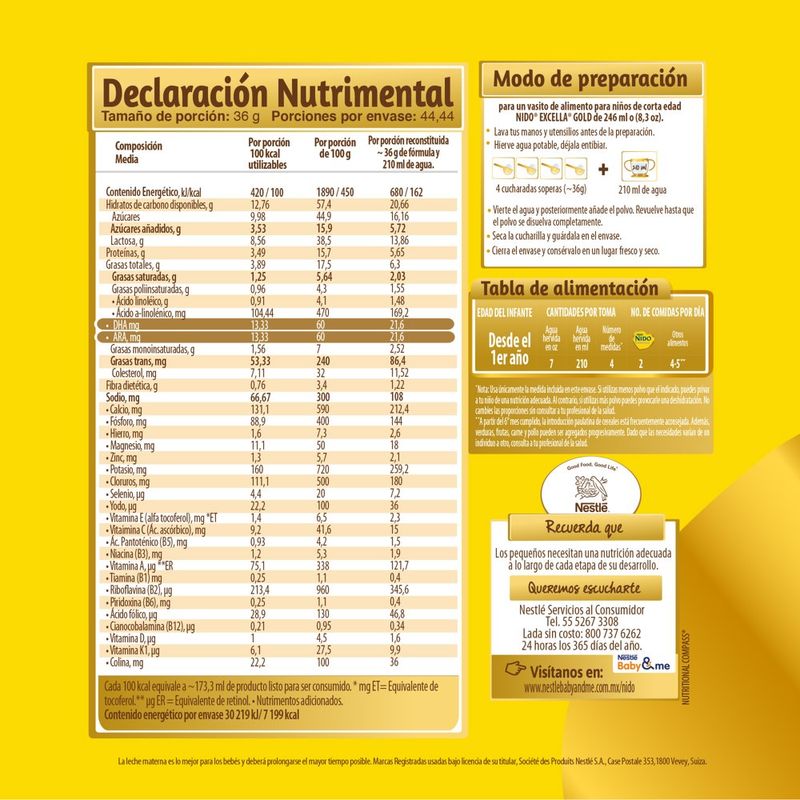 NidoExcellaGold1600g
